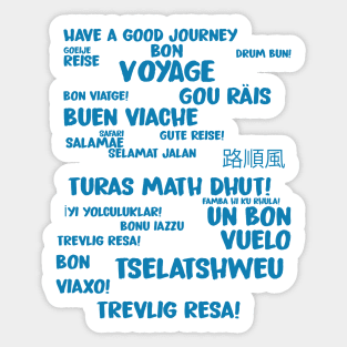 Have a Good Journey! Sticker